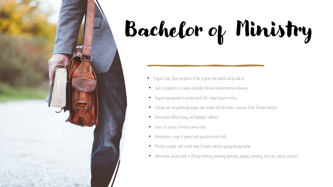 Bachelor of Ministry 2